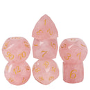 Gilded Rosequartz - Diamondcut