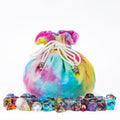 Fluffy dice bag with compartments