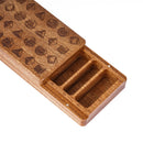 Deluxe wooden dice box