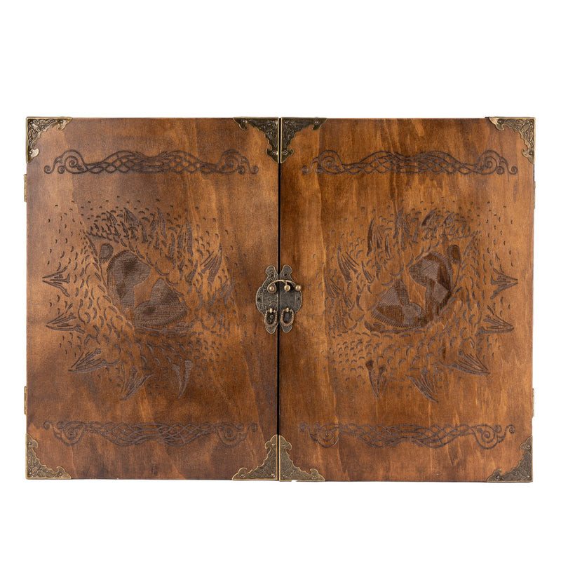 Holz-Spielleiterschirm "Dragon's Gaze"