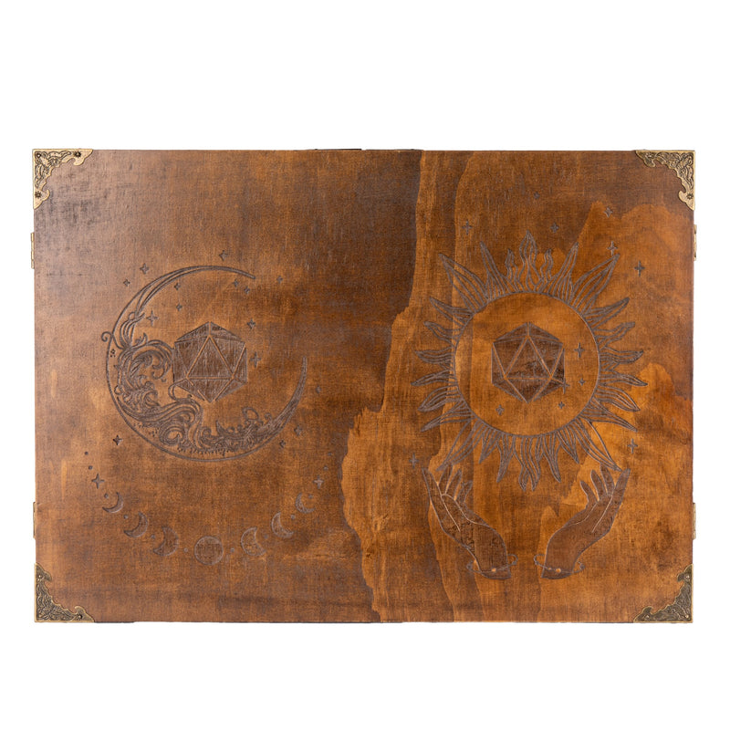 Holz-Spielleiterschirm "Dragon's Gaze"