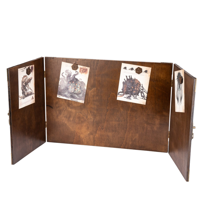 Holz-Spielleiterschirm "Dragon's Gaze"