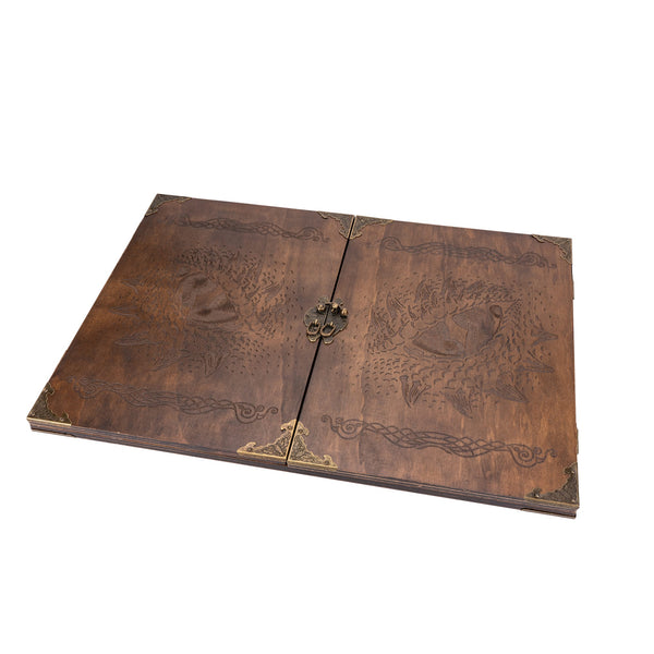 Holz-Spielleiterschirm "Dragon's Gaze"