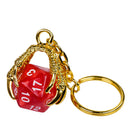 Keychain D20 Claw