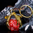 Keychain D20 Claw