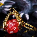 Keychain D20 Claw