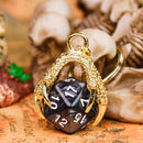 Keychain D20 Claw