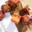 Wooden cube red & black