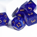 Blue Velvet glass cube