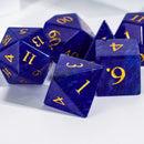 Blue Velvet glass cube