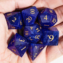 Blue Velvet glass cube