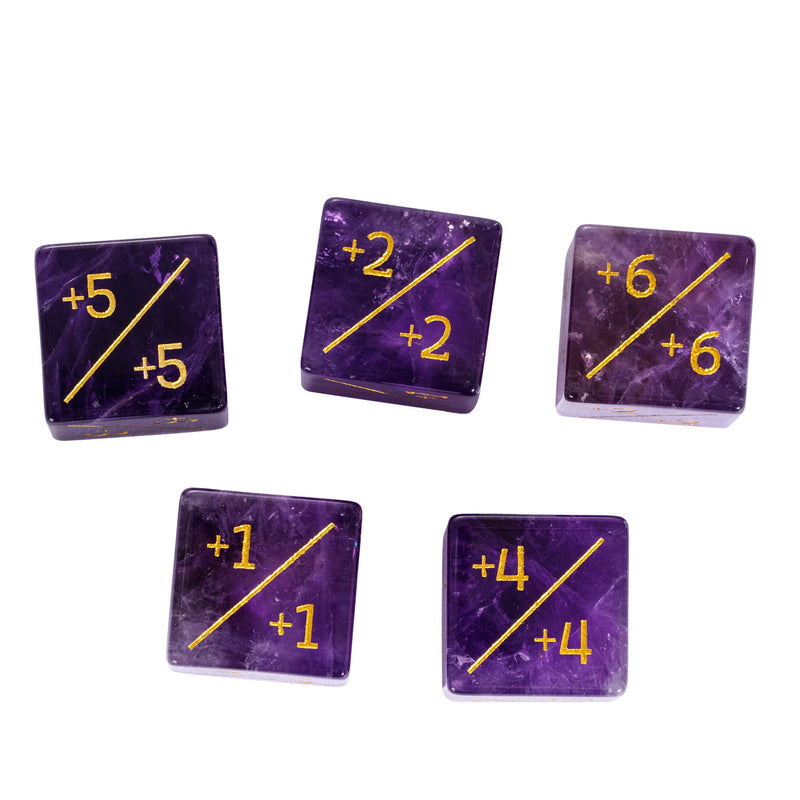 Amethyst D6 Counter-Dice