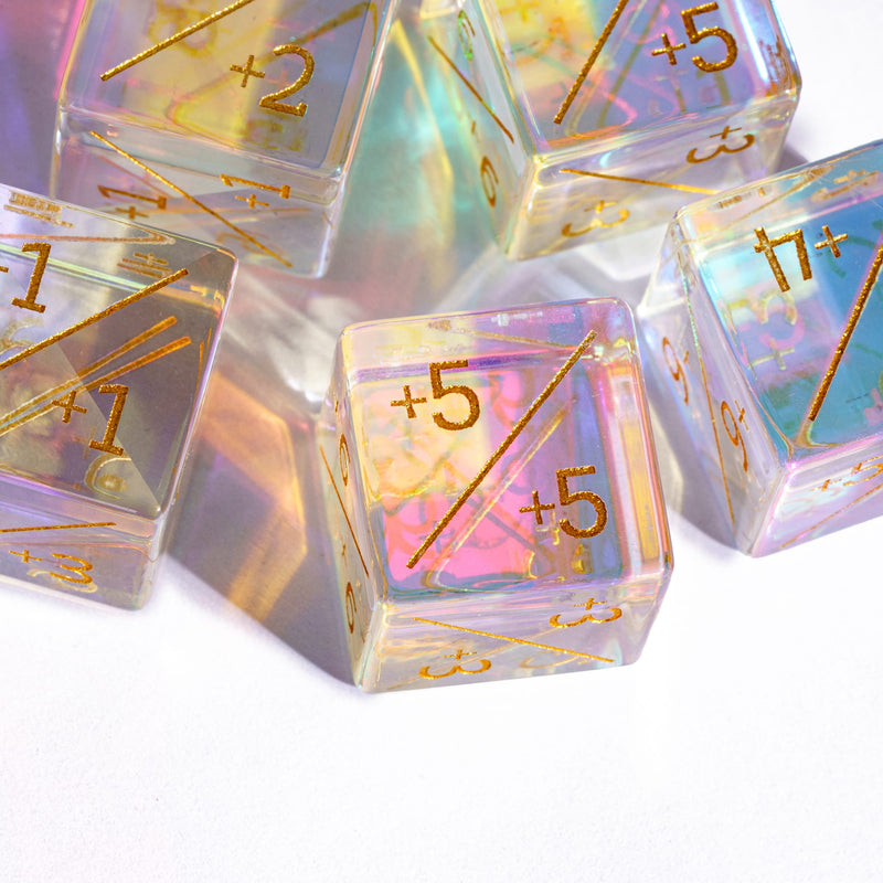 Prisma Crystal D6 Counter-Würfel