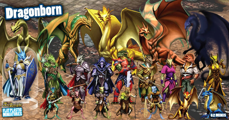 Flat Plastic Miniatures - various editions 