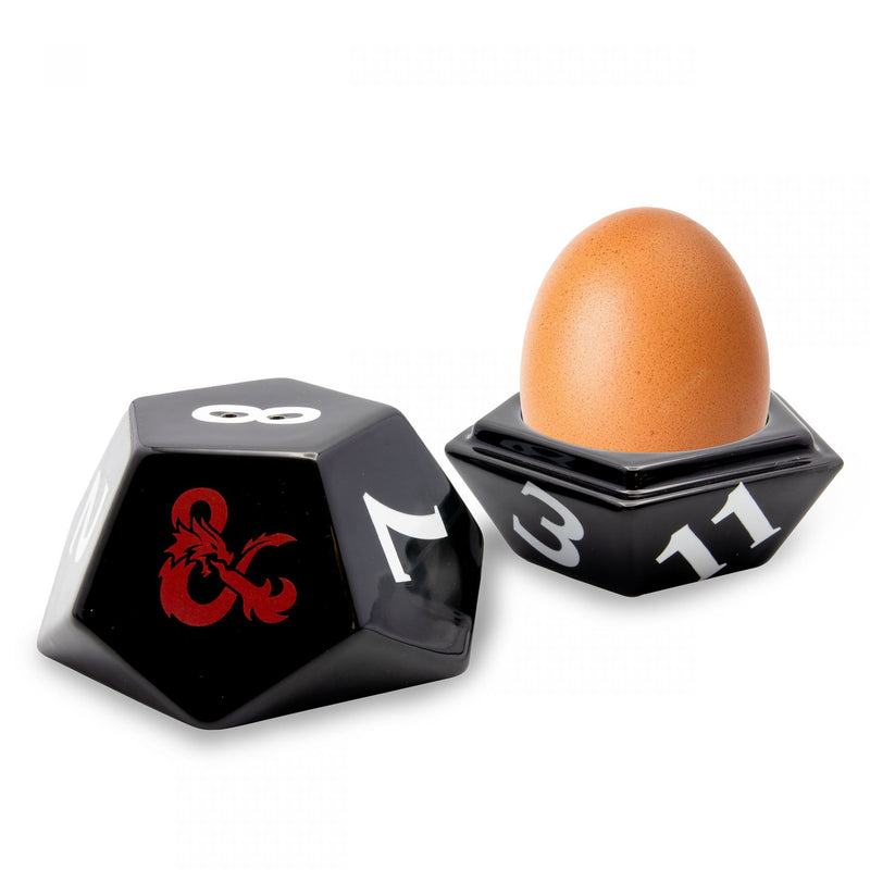 D&D - D20 Dice egg cup and salt shaker 