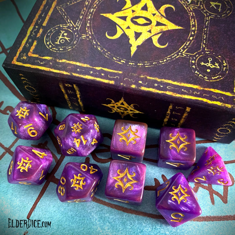 Elder Dice - Star of Azathoth Dice Set - Nebula