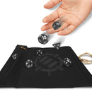 ENHANCE Dice Rolling Mat & 7pc Acrylic Dice Set