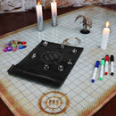 ENHANCE Dice Rolling Mat & 7pc Acrylic Dice Set