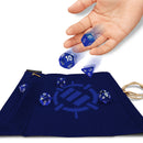 ENHANCE Dice Rolling Mat & 7pc Acrylic Dice Set