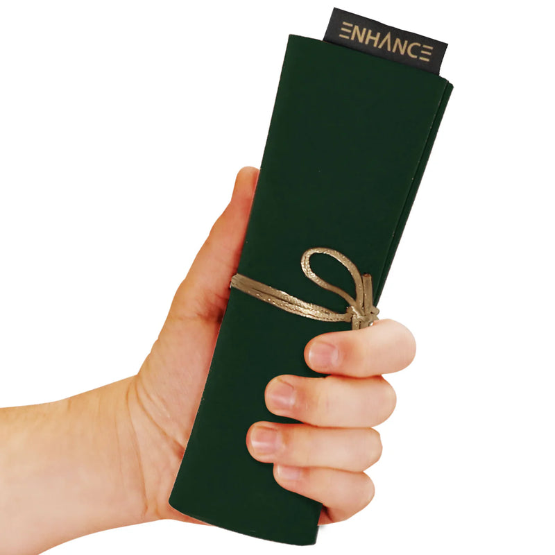 ENHANCE Dice Rolling Mat & 7pc Acrylic Dice Set