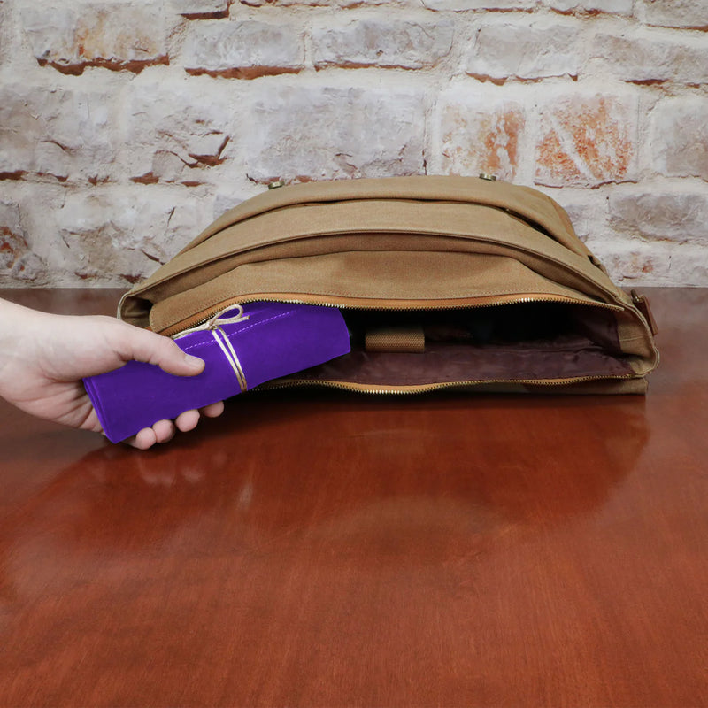 ENHANCE Dice Rolling Mat & 7pc Acrylic Dice Set