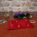 ENHANCE Dice Rolling Mat & 7pc Acrylic Dice Set