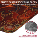 TCG Playmat with embroidered edges