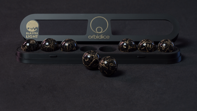 Orbidice Royal Nox – Black & Gold Edition (Kugelwürfel-Set)