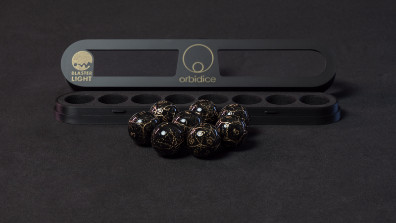 Orbidice Royal Nox – Black & Gold Edition (Kugelwürfel-Set)