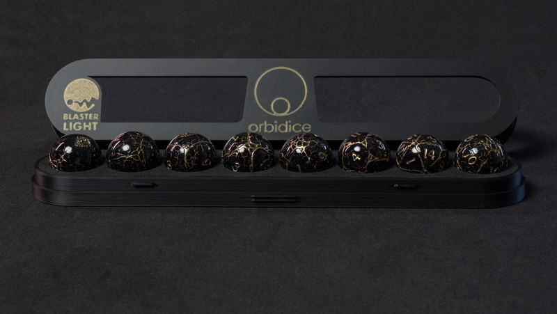 Orbidice Royal Nox – Black & Gold Edition (Kugelwürfel-Set)