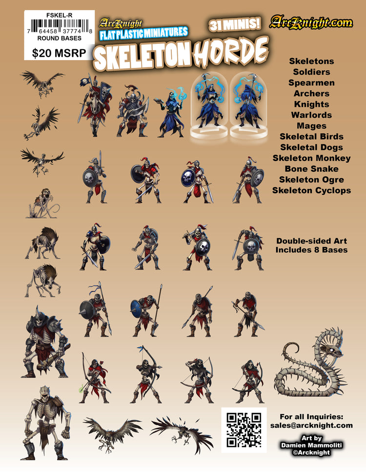 Flat Plastic Miniatures - various editions 