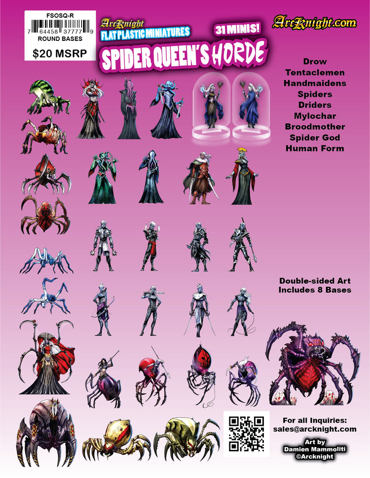 Flat Plastic Miniatures - various editions 