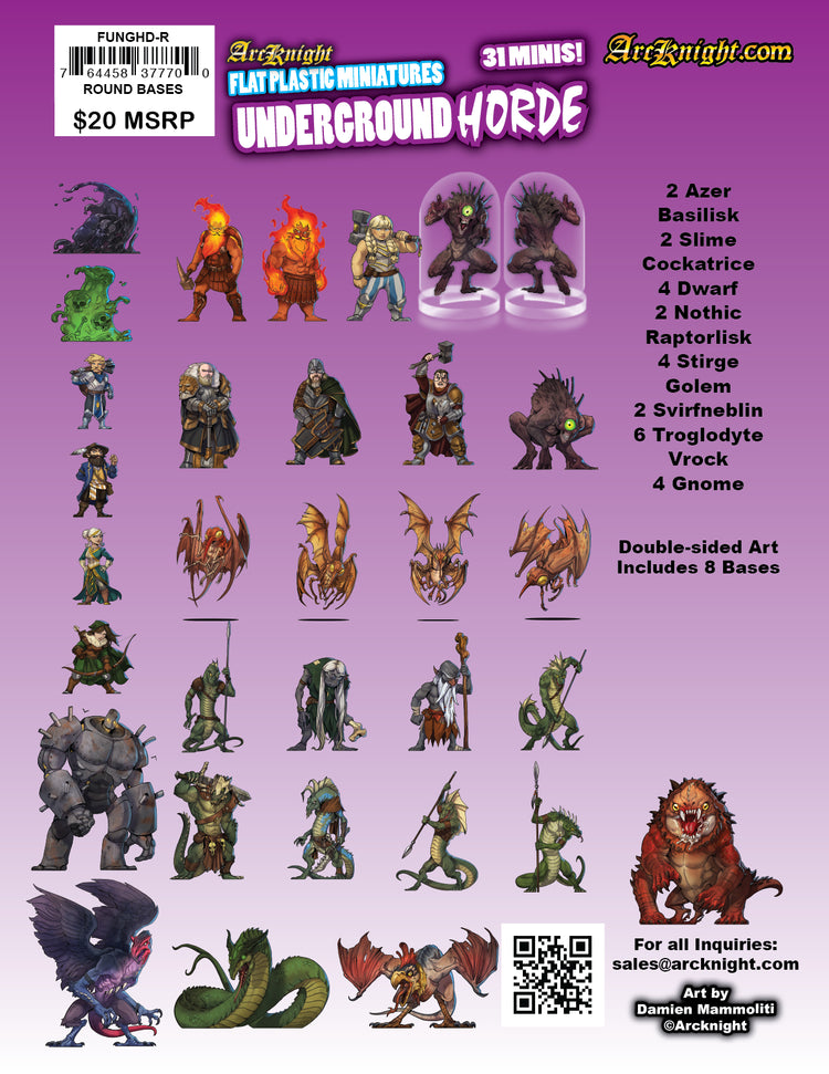 Flat Plastic Miniatures - various editions 