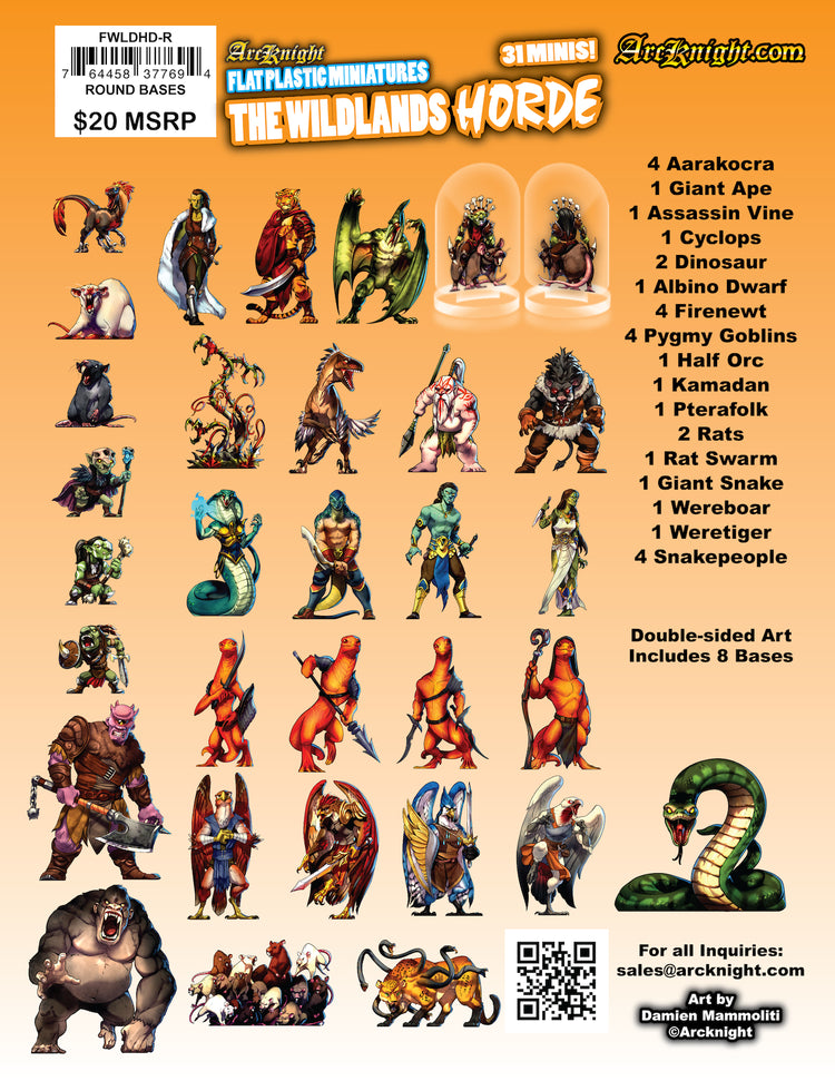 Flat Plastic Miniatures - various editions 