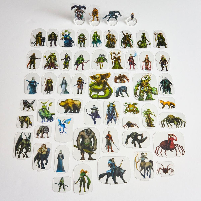 Flat Plastic Miniatures - Fantasy Core Set