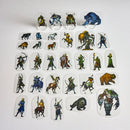 Flat Plastic Miniatures - various editions 