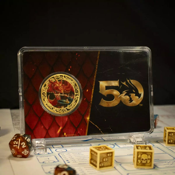 D&D 24k Gold Plated Coin (50th Anniversary)