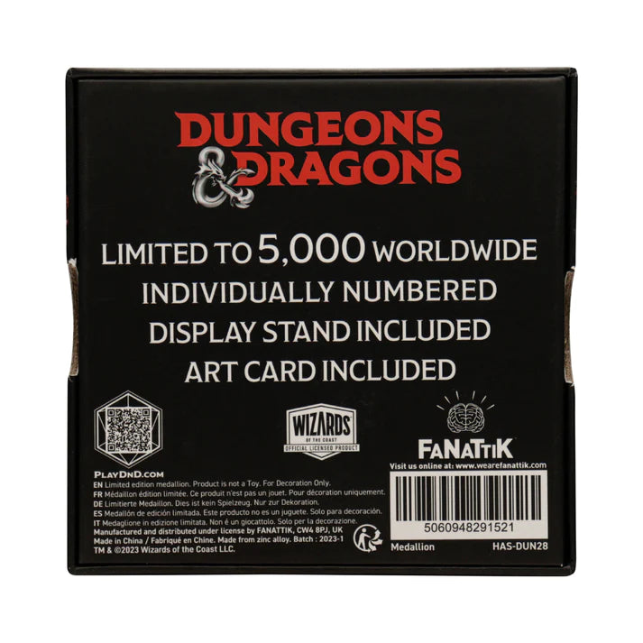 Dungeons & Dragons Medal and Art Card - Talisman of Ultimate Evil (Limited Edition)