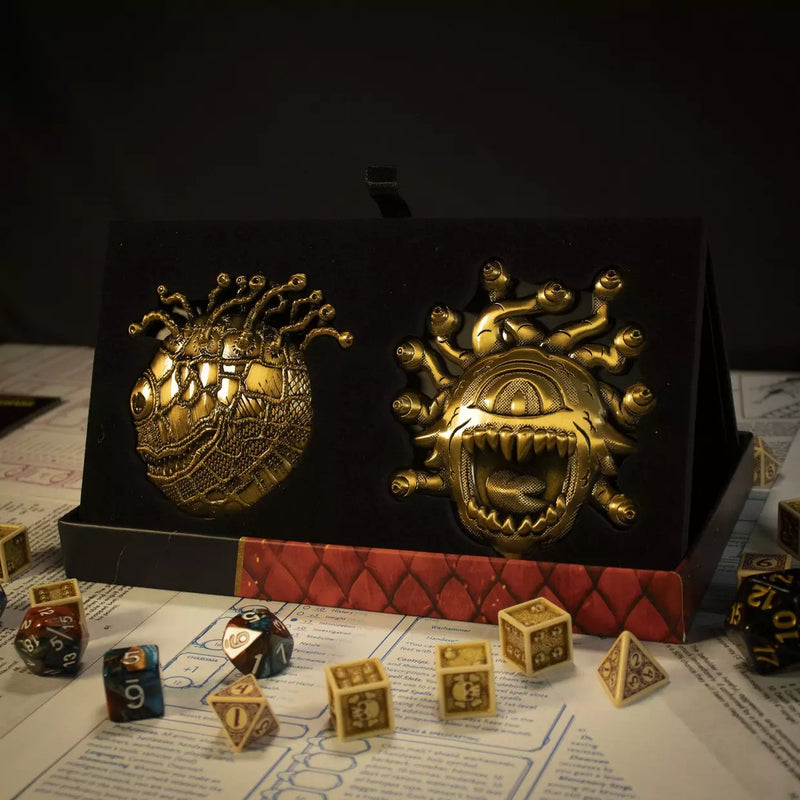 D&D 50th Anniversary Beholder Twin Medallion Set