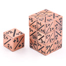 Counter-Dice Positive / Negative Metal 12mm