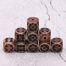 36x Antique Mini D6 (12 mm)