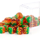 36x Classic Mini D6 - many colors - in box (12 mm) 