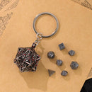 Elderleaf Vault - W20 keychain with mini dice set 