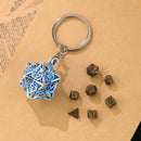 Elderleaf Vault - W20 keychain with mini dice set 
