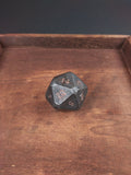 Hand-forged Chonky D20 steel die 50mm 