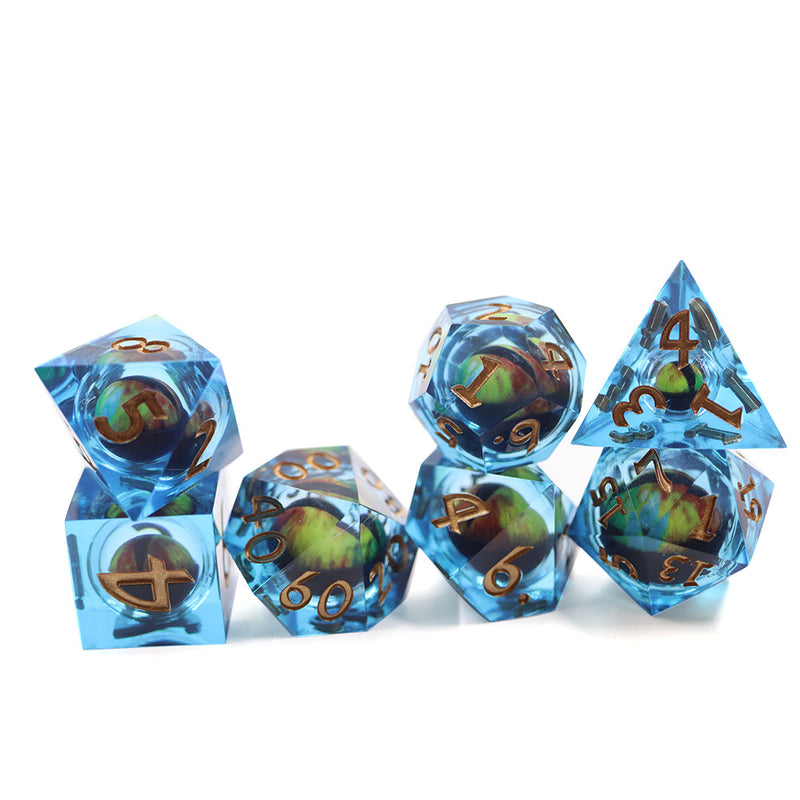 Dragon Eye Blue Liquid Cube Set