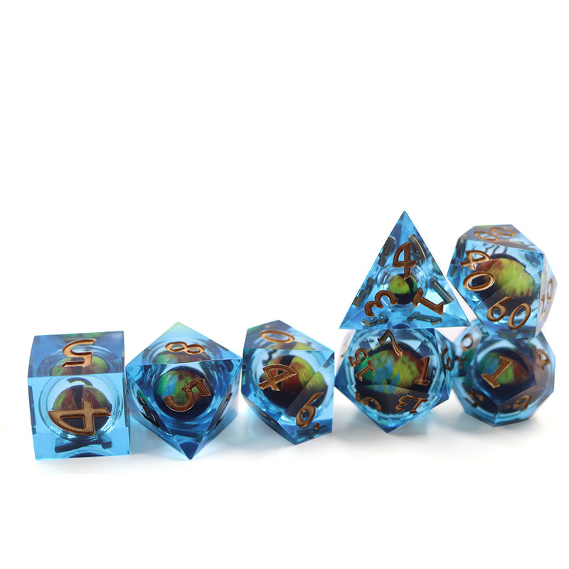 Dragon Eye Blue Liquid Cube Set
