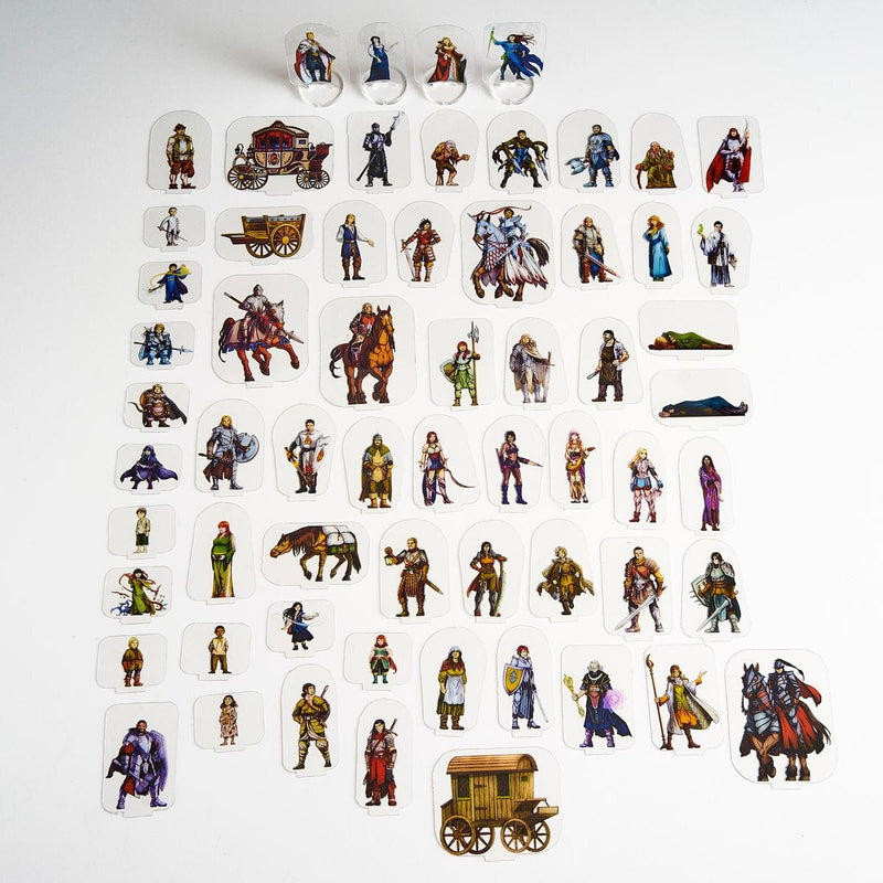 Flat Plastic Miniatures - Fantasy Core Set