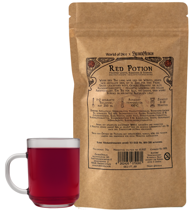 Red Potion Fantasy Tee 