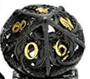 Nidhöggr Black-Gold D20 / D10 / D6